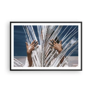 Affiche dans un cadre noir - Poster - Fille de chaman ? - 91x61 cm