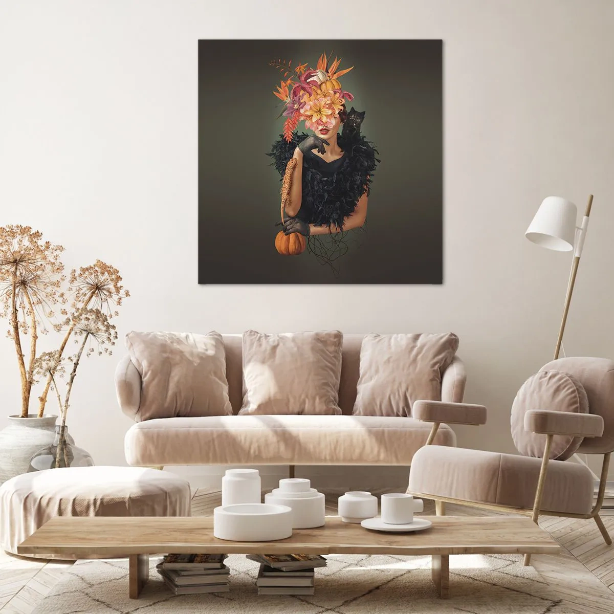 Impression sur toile - Image sur toile - Sort de sorcière - 30x30 cm
