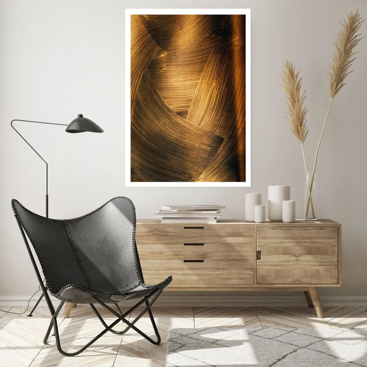Affiche - Poster - Dans un labyrinthe en or - 70x100 cm