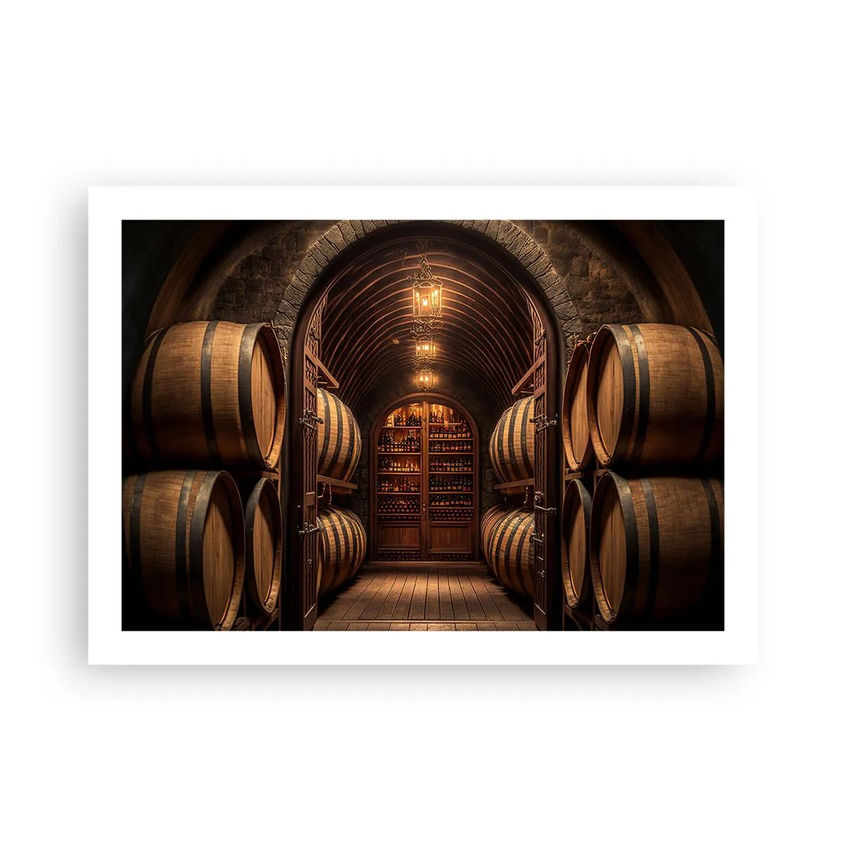 Affiche - Poster - Cave climatisée - 70x50 cm