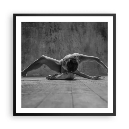 Affiche dans un cadre noir - Poster - Symétrie trouvée - 60x60 cm