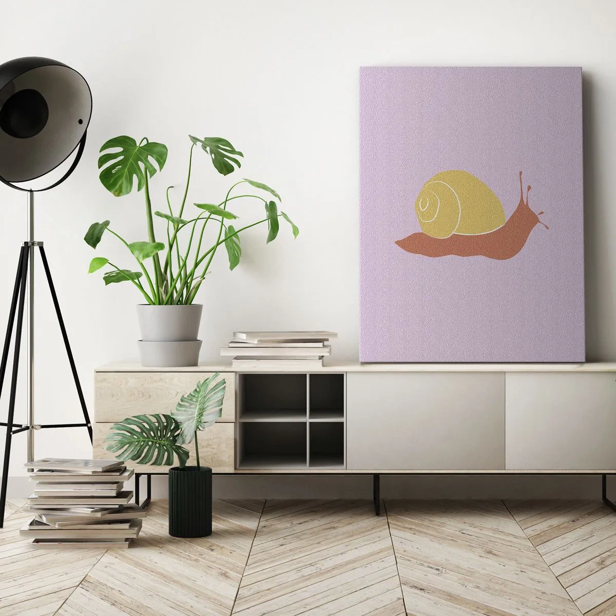 Impression sur toile - Image sur toile - Il n'y a pas d'urgence - 45x80 cm