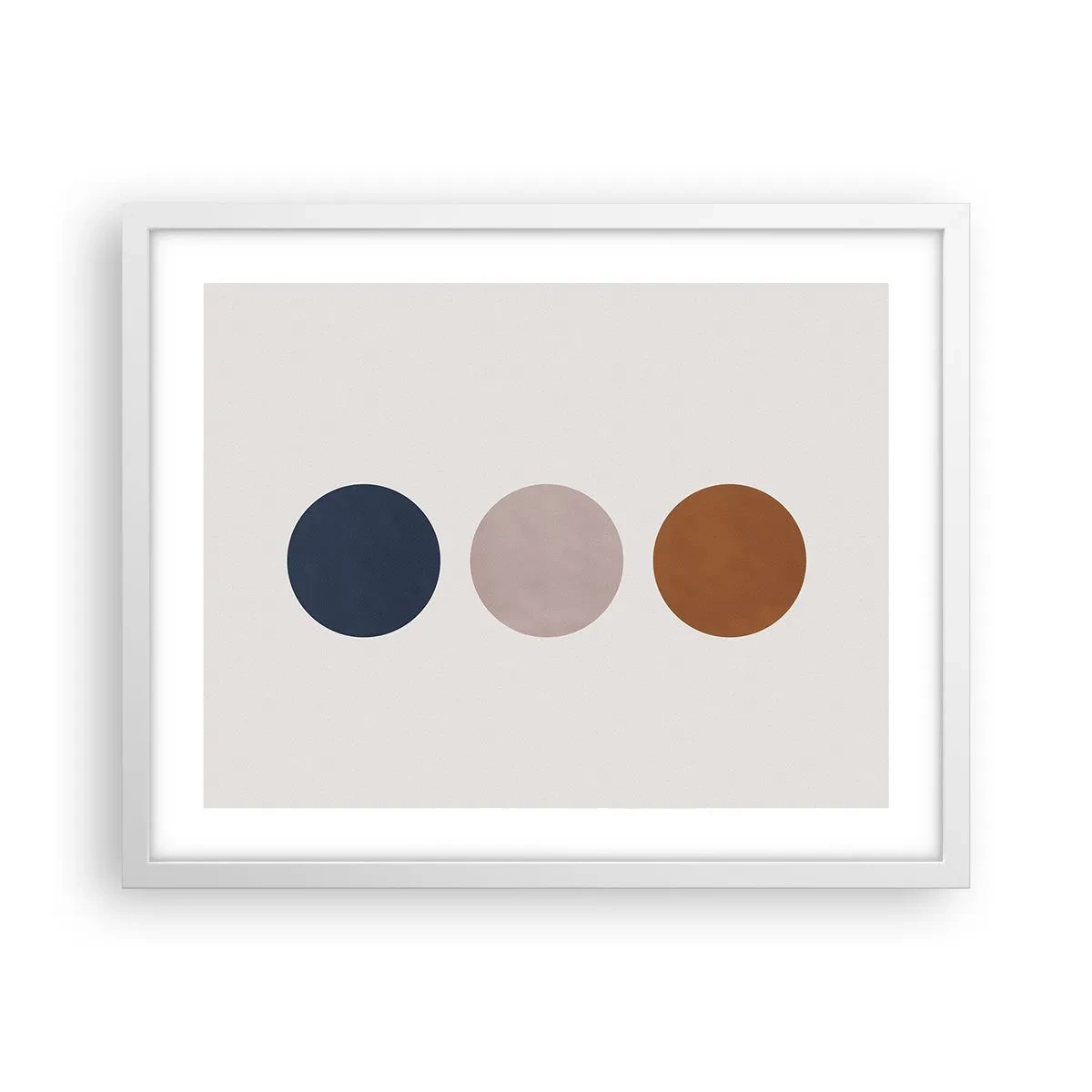 Affiche dans un cadre blanc - Poster - Symbole d'excellence - 50x40 cm