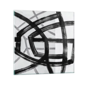 Impression sur verre - Image sur verre - Profondeur du bâtiment - 40x40 cm