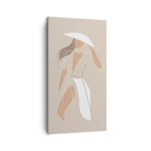 Impression sur toile - Image sur toile - Lea mode est un jeu - 45x80 cm