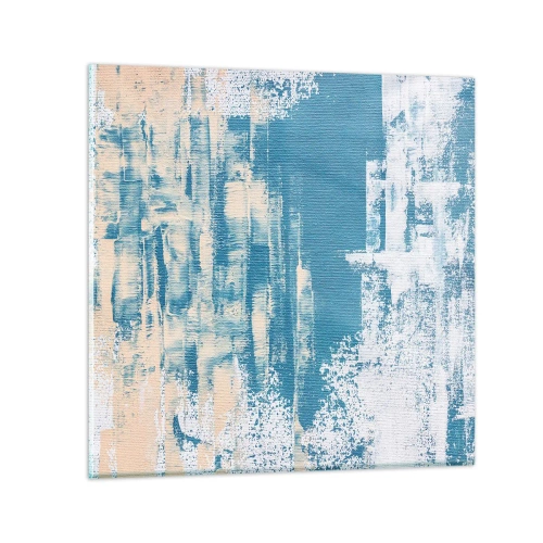 Impression sur verre - Image sur verre - À travers un iceberg - 50x50 cm