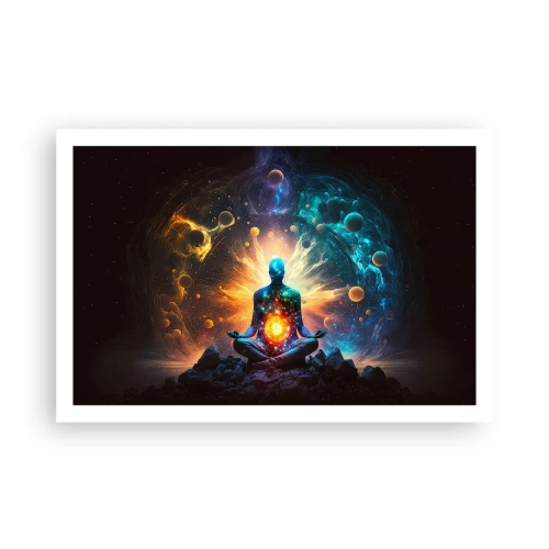 Affiche - Poster - Paix cosmique - 91x61 cm