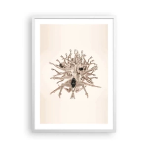 Affiche dans un cadre blanc - Poster - S'épanouir en danse - 50x70 cm