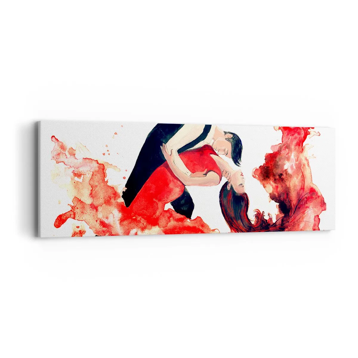 Impression sur toile - Image sur toile - Tango - une vague sensuelle - 90x30 cm