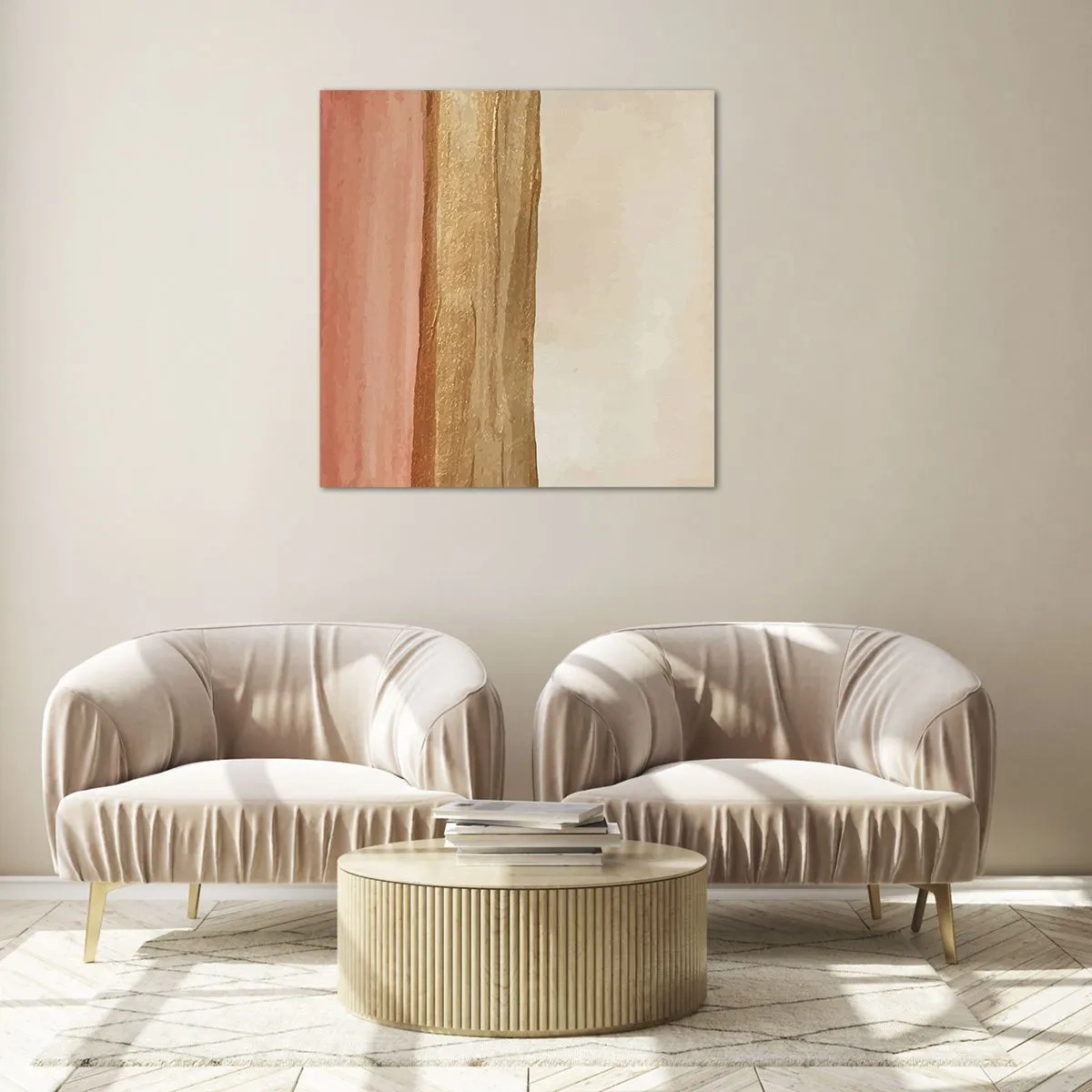 Impression sur verre - Image sur verre - Composition verticale - 50x50 cm