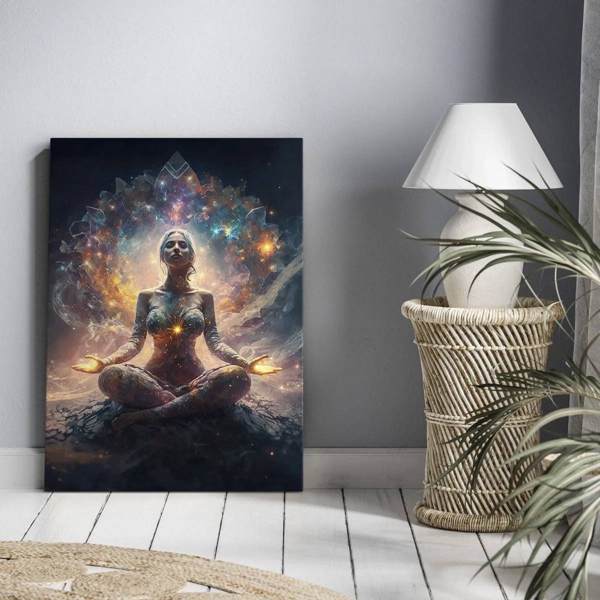 Impression sur toile - Image sur toile - Flux de bonne énergie - 55x100 cm