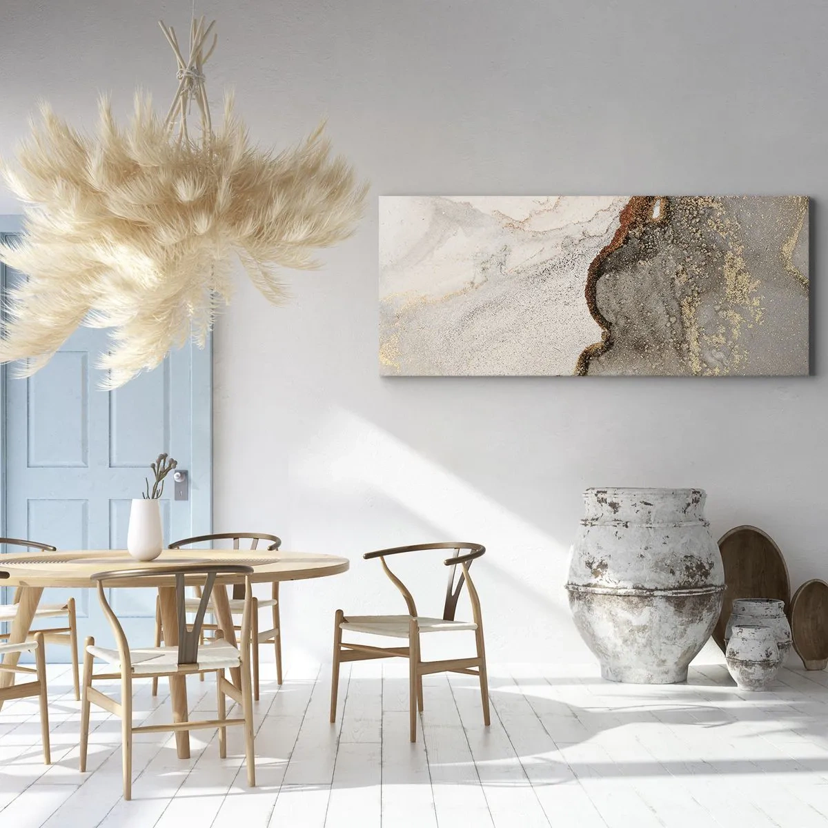 Impression sur toile - Image sur toile - Aux frontières des couleurs - 100x40 cm