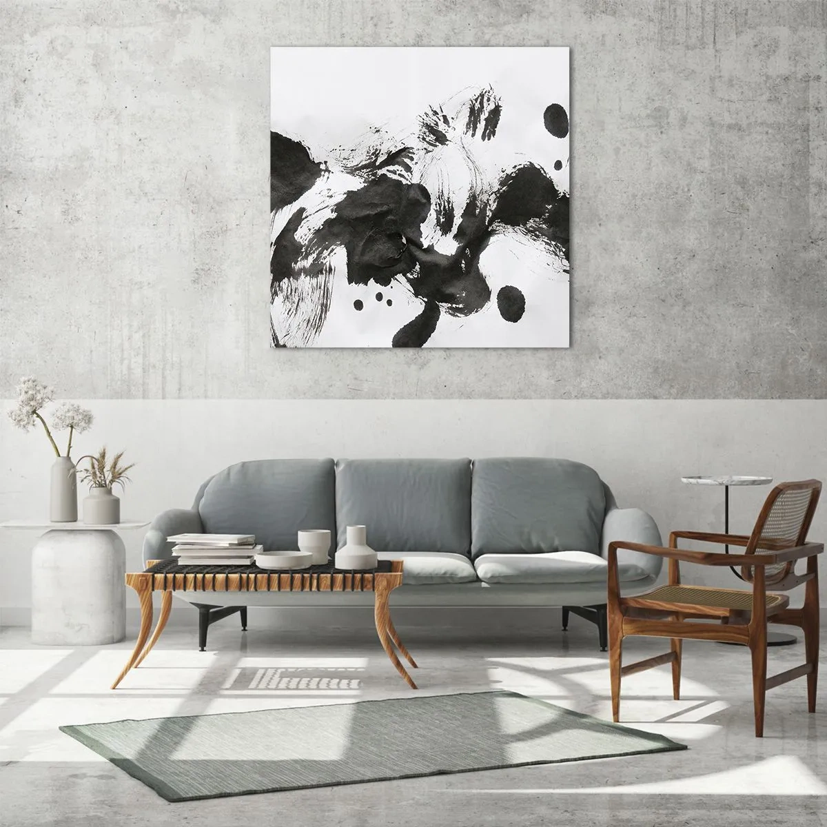 Impression sur verre - Image sur verre - De la méthode dans la folie ? - 60x60 cm