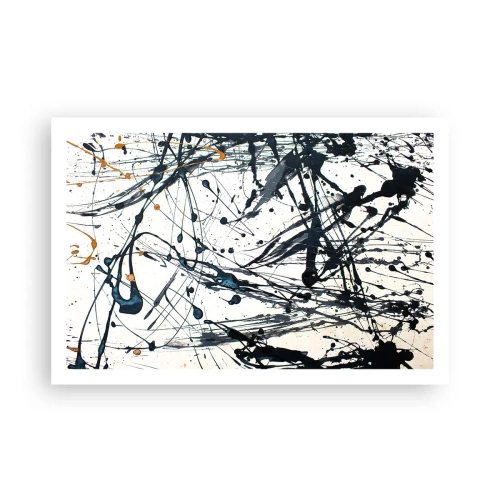 Affiche - Poster - Abstraction expressionniste - 91x61 cm
