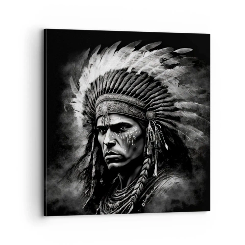 Impression sur toile - Image sur toile - Un leader et un guerrier - 70x70 cm