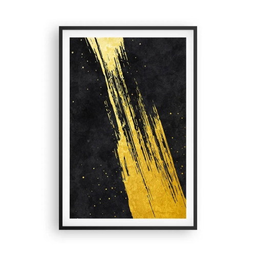 Affiche dans un cadre noir - Poster - Sautez dans l'hyperespace - 61x91 cm