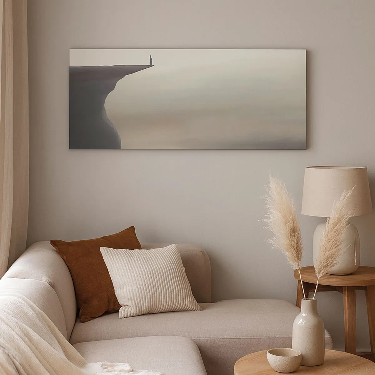 Impression sur toile - Image sur toile - Tout en haut, bien entendu! - 100x40 cm
