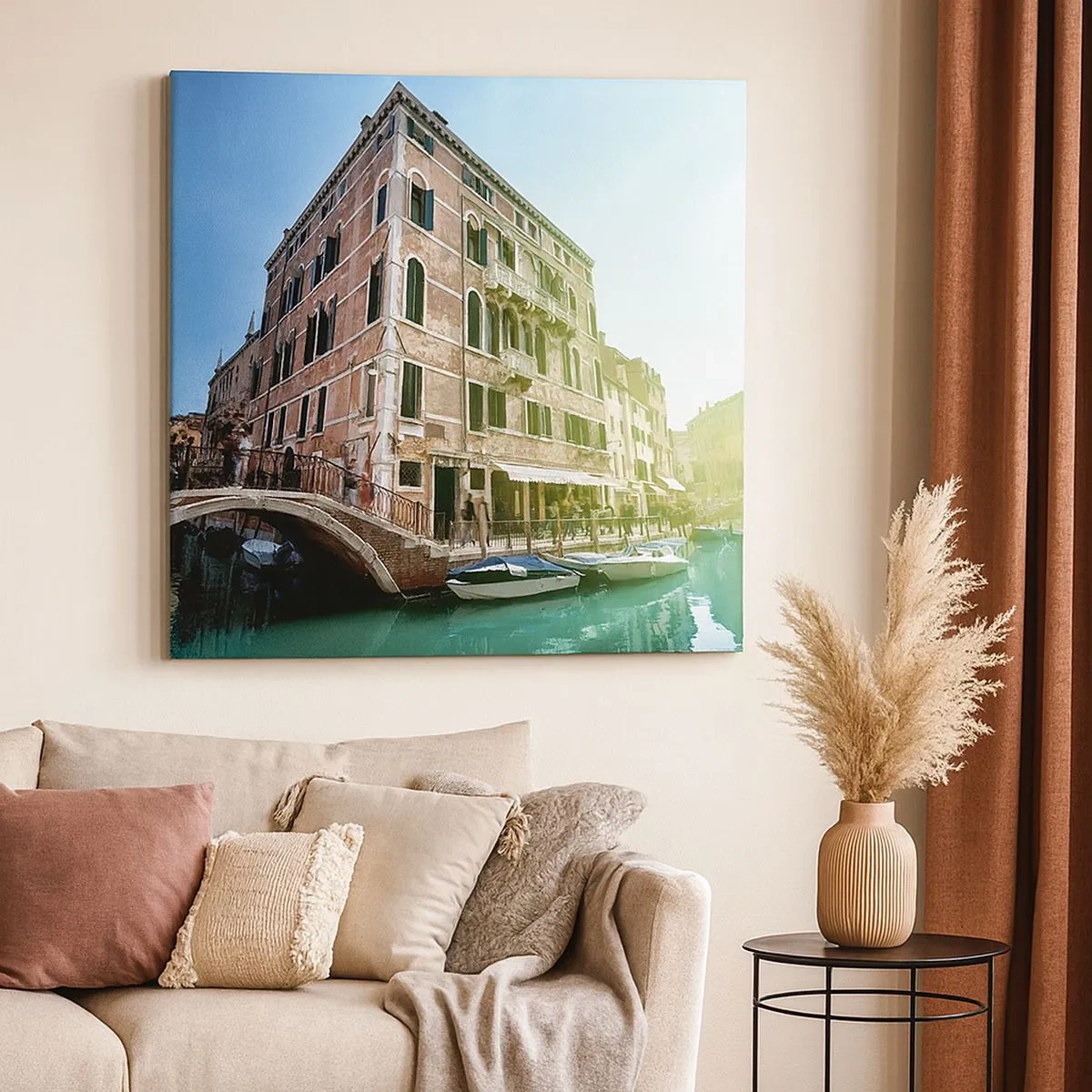 Impression sur toile - Image sur toile - Venise - Amore Moi - 30x30 cm