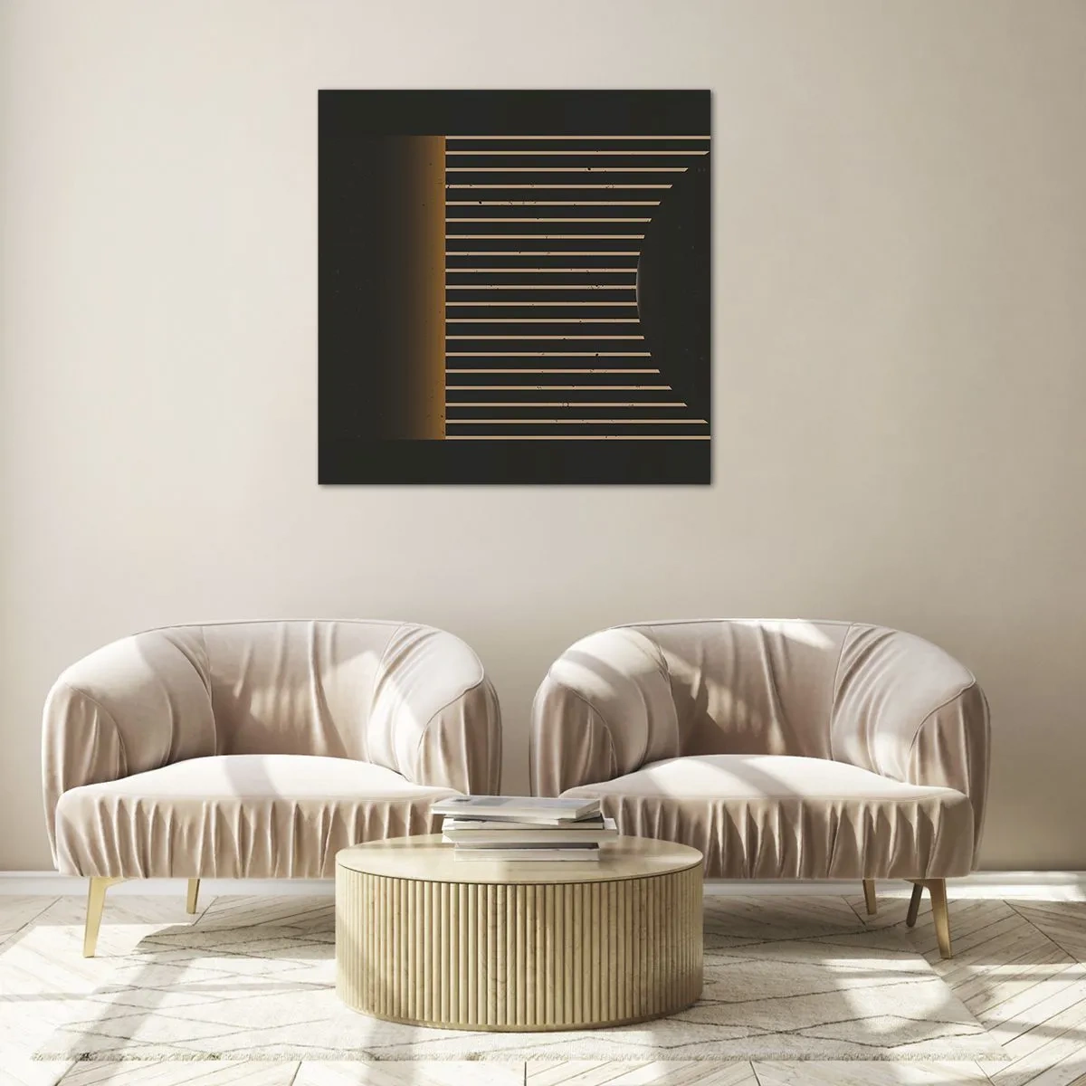 Impression sur verre - Image sur verre - Explorez les ténèbres - 70x70 cm