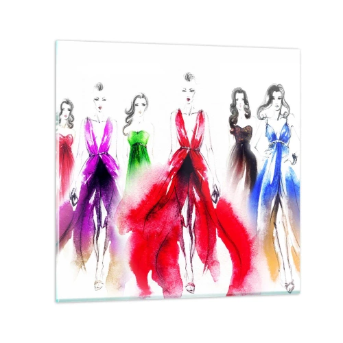 Impression sur verre - Image sur verre - Ambiances pour les déguisements - 70x70 cm