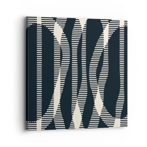 Impression sur toile - Image sur toile - Une tentative de briser l'obscurité - 30x30 cm