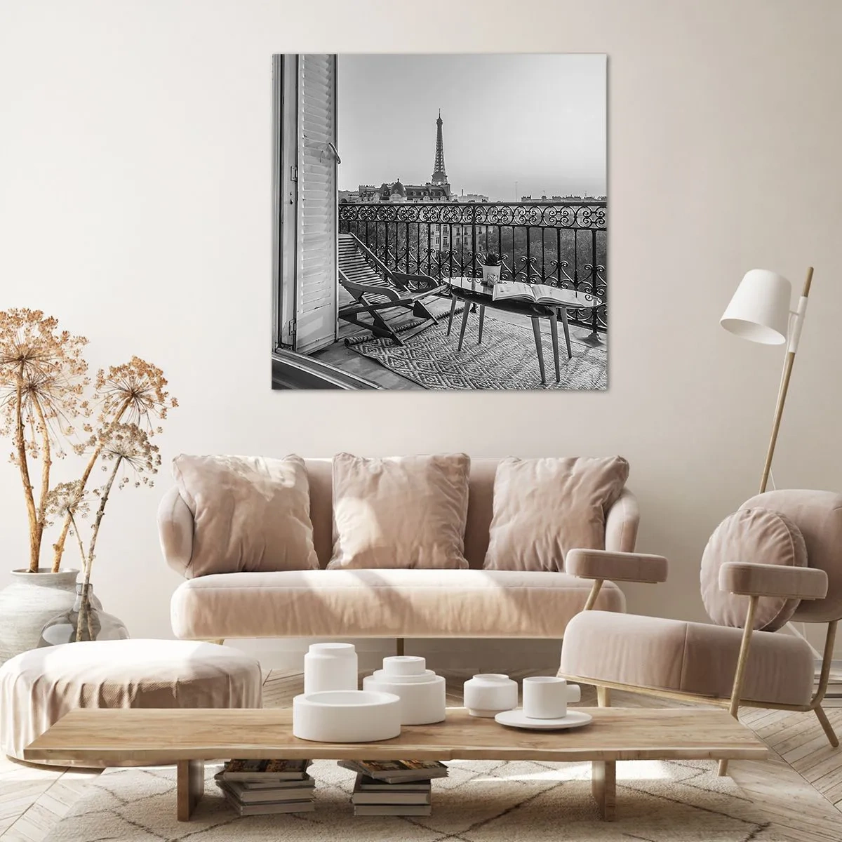 Impression sur toile - Image sur toile - Après-midi parisien - 40x40 cm
