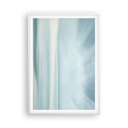 Affiche dans un cadre blanc - Poster - Paix à l'horizon - 70x100 cm