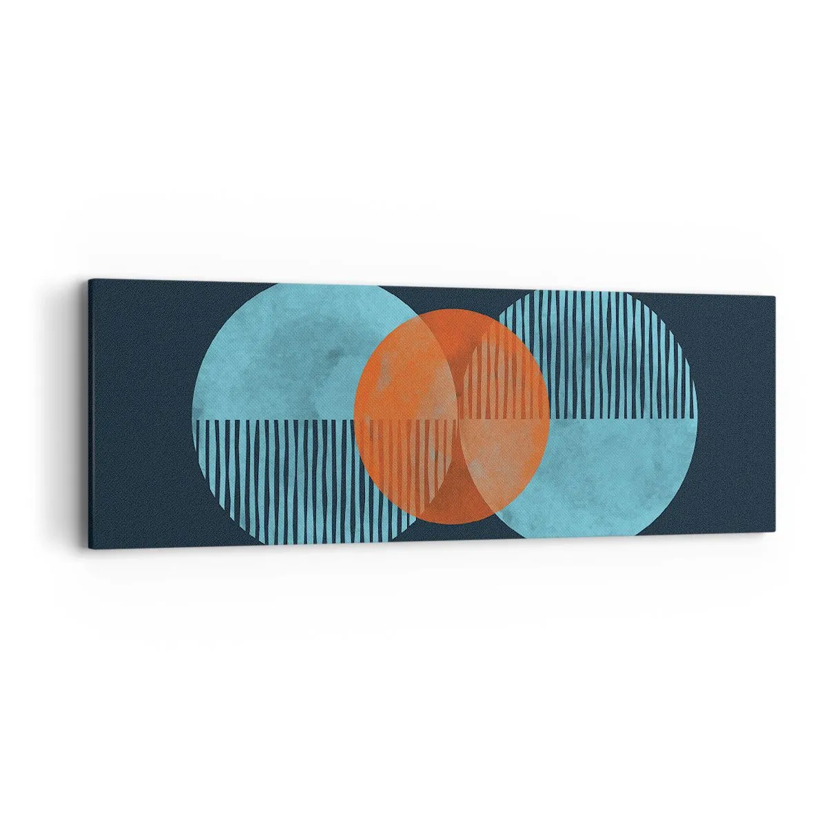 Impression sur toile - Image sur toile - Composition symétrique - 90x30 cm