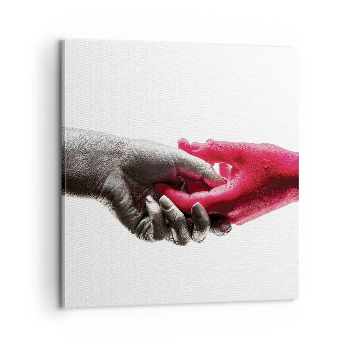 Impression sur toile - Image sur toile - Ensemble, bien que différents - 60x60 cm