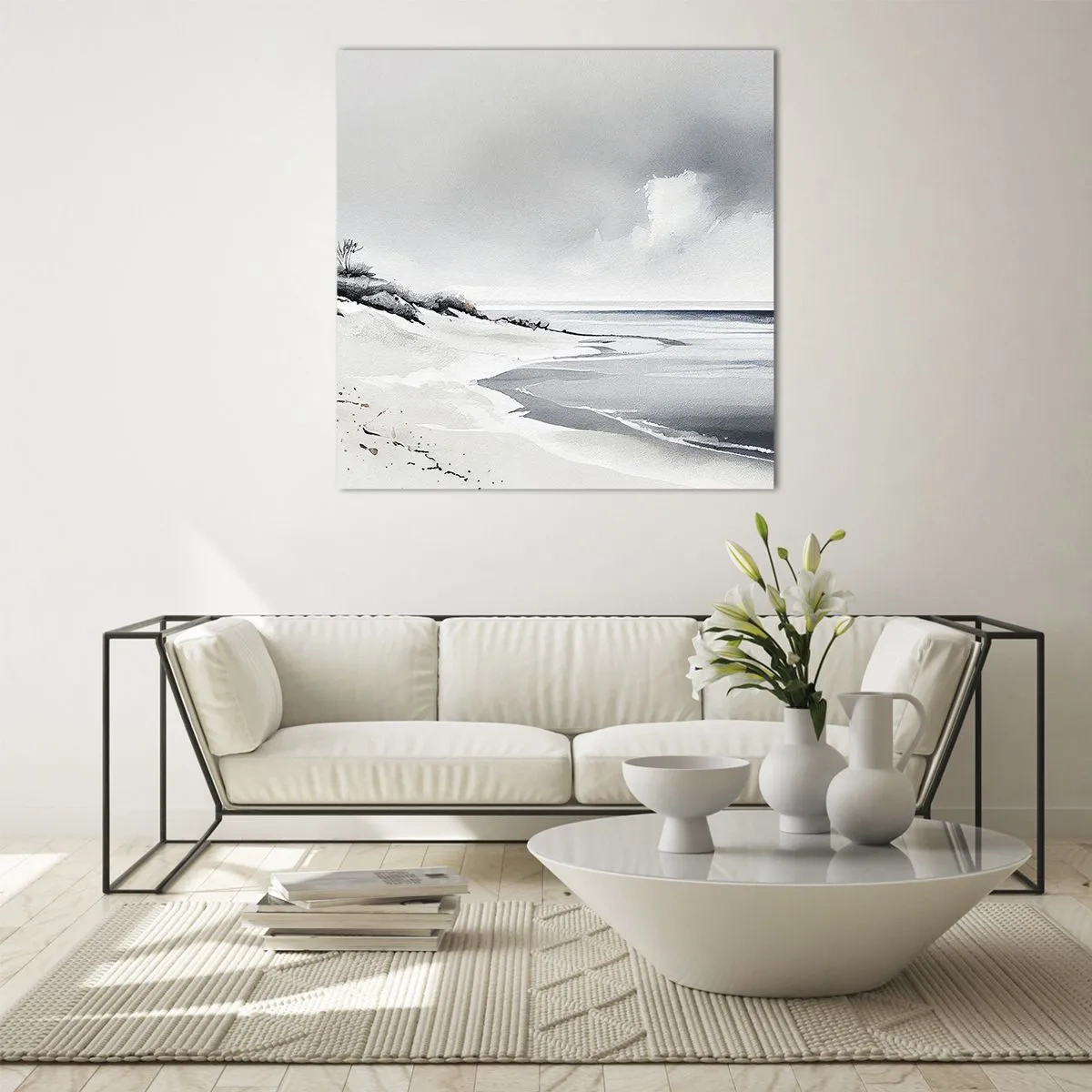 Impression sur verre - Image sur verre - Ensemble depuis toujours - 60x60 cm