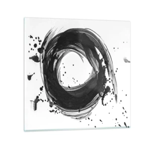 Impression sur verre - Image sur verre - Le tourbillon de la création - 50x50 cm