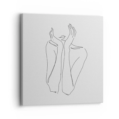 Impression sur toile - Image sur toile - De quoi rêvent les femmes - 30x30 cm