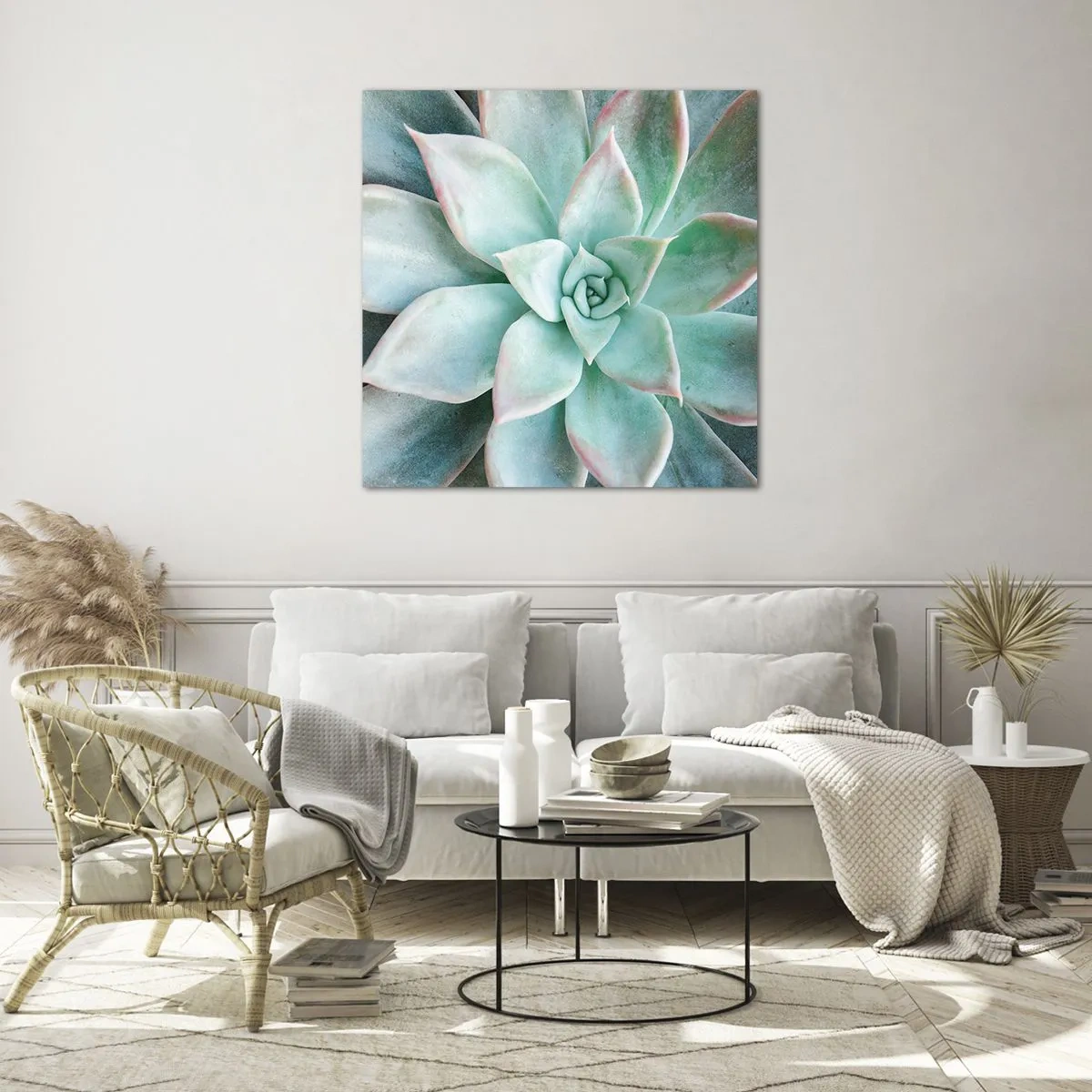 Impression sur verre - Image sur verre - Le coeur du désert - 60x60 cm