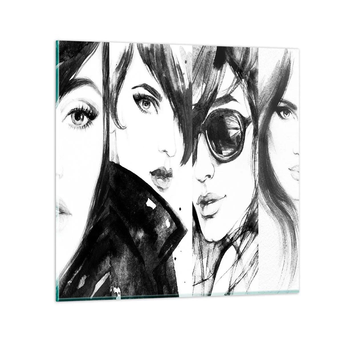 Impression sur verre - Image sur verre - La beauté multipliée - 70x70 cm