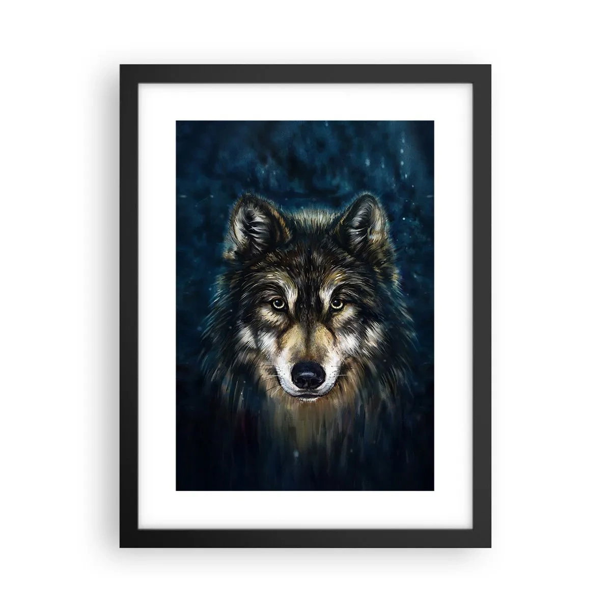 Affiche dans un cadre noir - Poster - Alpha? Et oméga - 30x40 cm