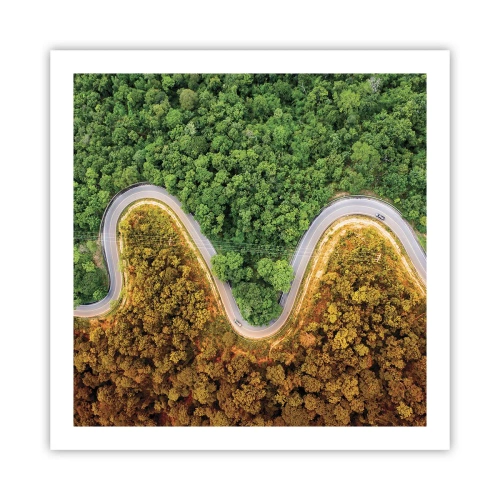 Affiche - Poster - Frontieres et differences - 60x60 cm