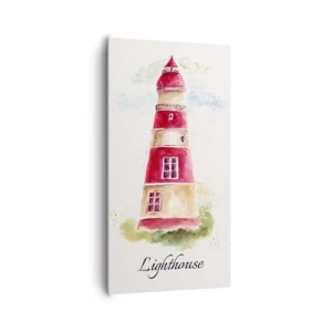 Impression sur toile - Image sur toile - Il y a toujours beau temps autour - 65x120 cm