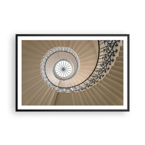 Affiche dans un cadre noir - Poster - À l'intérieur de la coquille - 91x61 cm