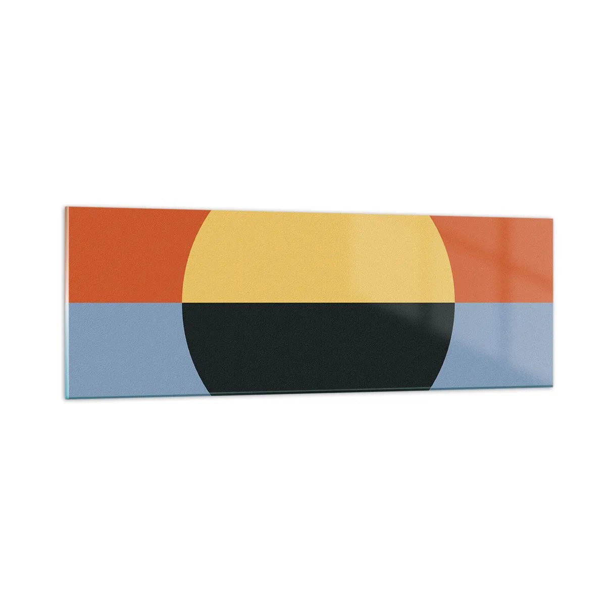 Impression sur verre - Image sur verre - Composition de chaleur et de fraîcheur - 90x30 cm
