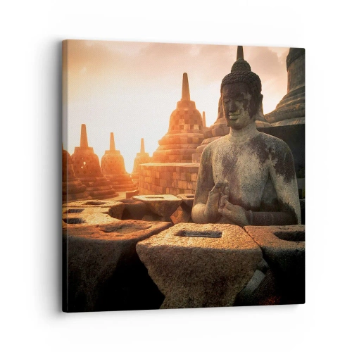 Impression sur toile - Image sur toile - Temps de grande sagesse - 30x30 cm