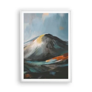 Affiche dans un cadre blanc - Poster - Brut et beau - 70x100 cm