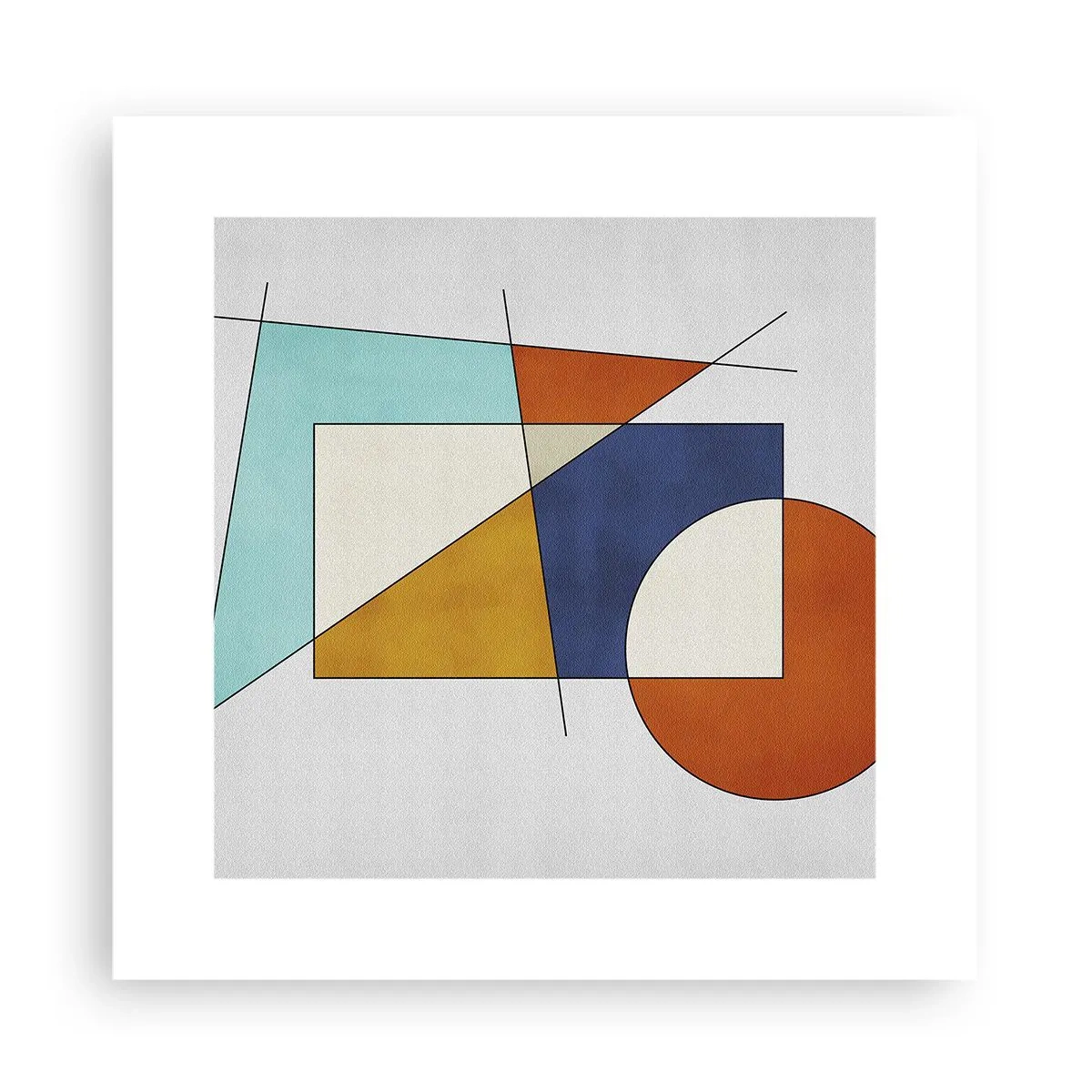 Affiche - Poster - Abstraction : plaisir moderniste - 30x30 cm