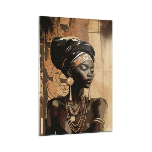 Impression sur verre - Image sur verre - Majesté africaine - 70x100 cm