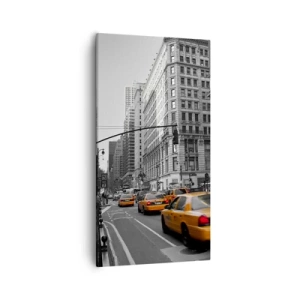 Impression sur toile - Image sur toile - Soleil des grandes villes - 55x100 cm