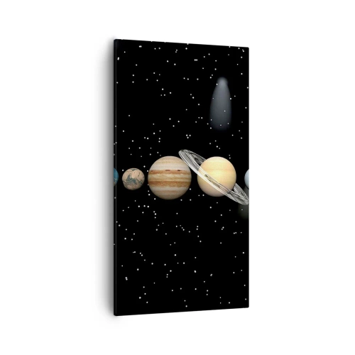 Impression sur toile - Image sur toile - Et les planètes sont folles, sont folles... - 55x100 cm