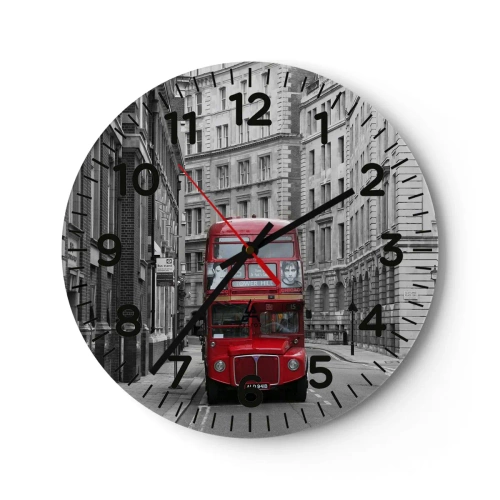 Horloge murale - Pendule murale - La vie de tous les jours ne doit pas être grise - 40x40 cm