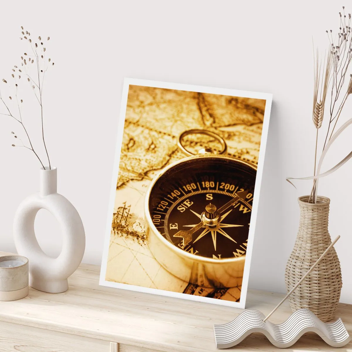Affiche - Poster - Est ou ouest? - 30x40 cm