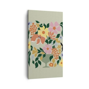 Impression sur toile - Image sur toile - Un bouquet plein de vie - 45x80 cm