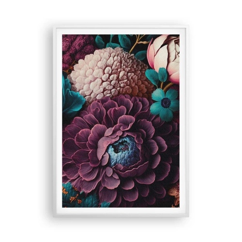 Affiche dans un cadre blanc - Poster - La nature en abondance - 70x100 cm