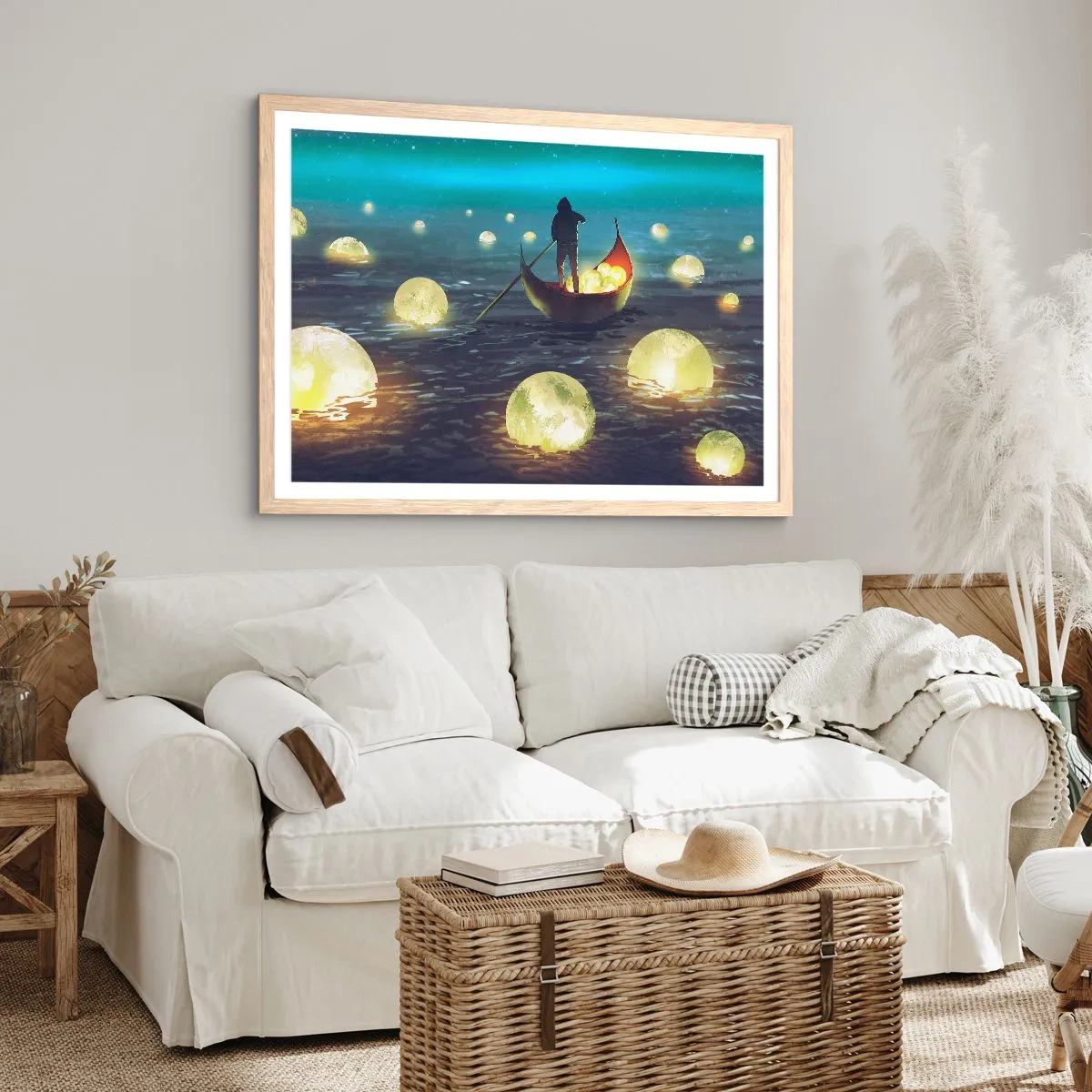 Affiche dans un chêne clair - Poster - Des choses dont les philosophes n'ont jamais rêvé - 100x70 cm